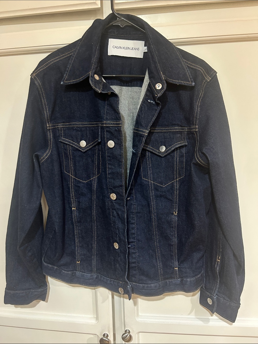 Calvin Klein Jeans Navy Blue Denim Jacket
